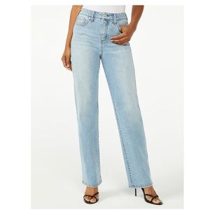 Womens Ultra High Rise Trousers Scoop Jeans